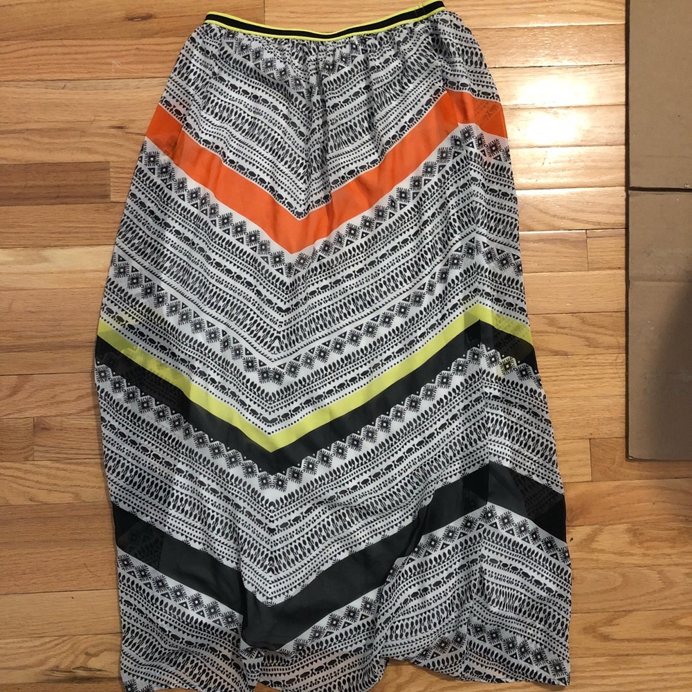 Tribal maxi skirt